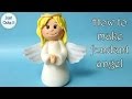 How to make fondant angel / Jak zrobić aniołka z masy cukrowej
