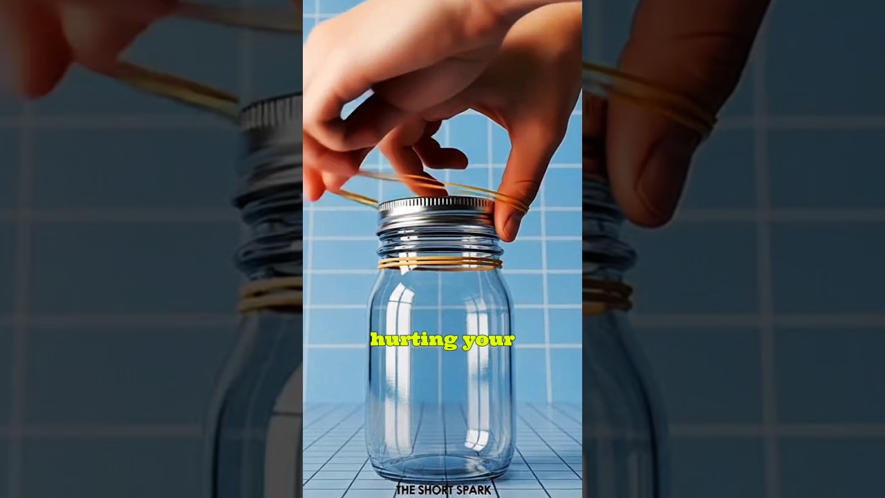 Easy Hack to Open Stubborn Jar Lids