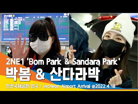 박봄·산다라박, 미국 '코첼라' 완전체 공연 후 함께 입국 #NewsenTV / 2NE1 'Bom Park & Sandara Park' 