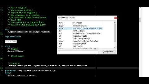 Little problem in GExperts with ""Expand Macro Template" and suggested solution