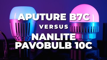 Nanlite Pavobulb 10c vs Aputure B7C