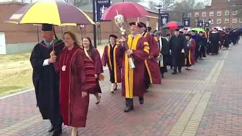Recessional after Comstock inauguration