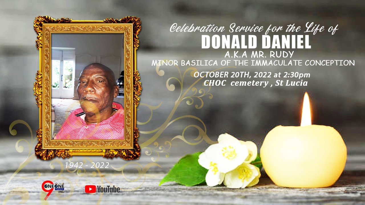 THE FUNERAL SERVICE OF Donald Daniel - YouTube