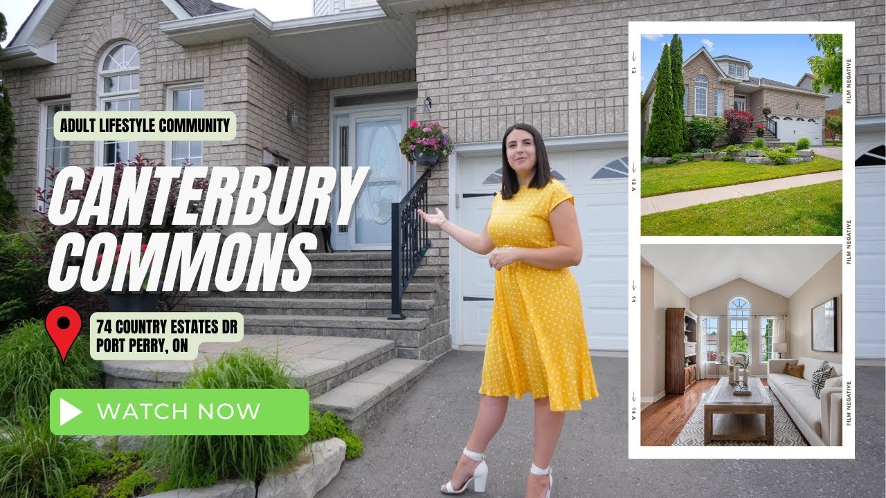 Lets tour Canterbury Common's 74 Country Estates Dr (Port Perry) YouTube