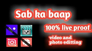 #videoedittor || sab ka baap || photo and video editing app || 100% live proof || screenshot 4