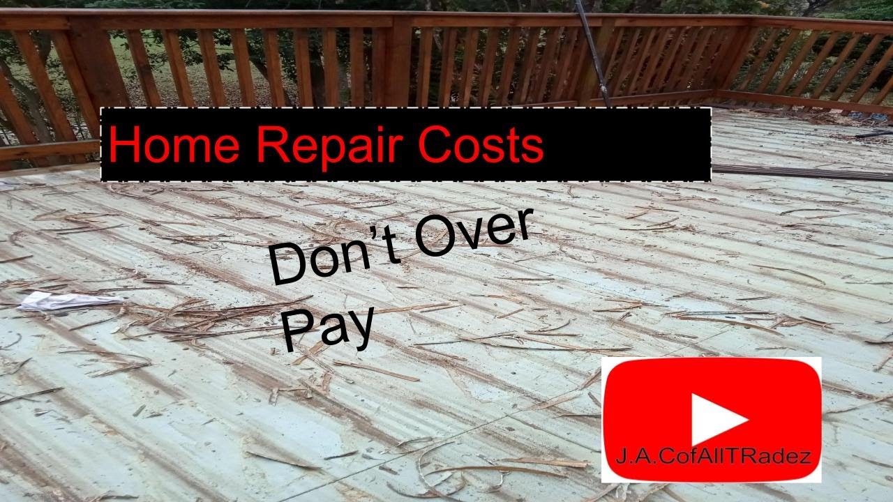 Home Repair Cost What you can expect to Pay In Ft Bend YouTube