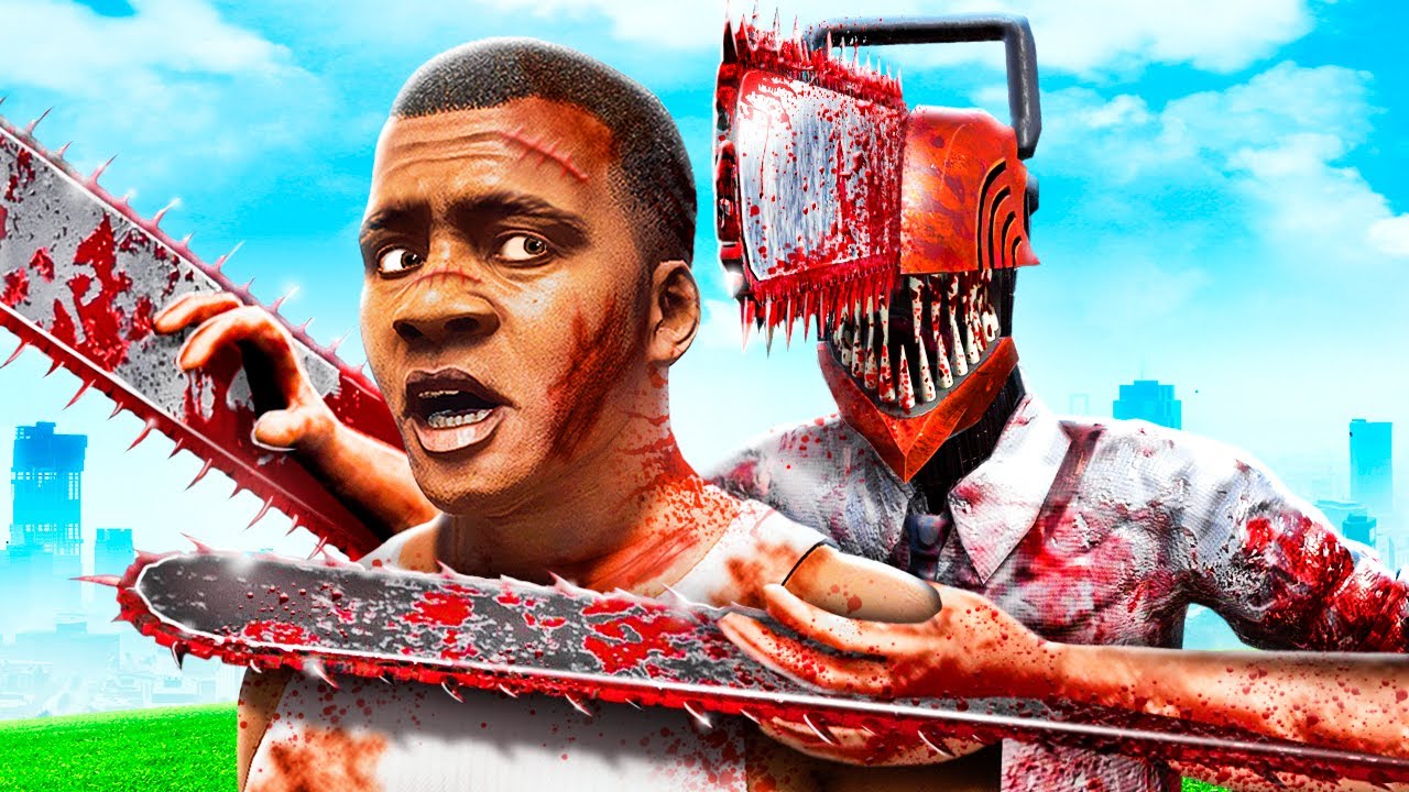 FRANKLIN Meets CHAINSAW MAN In GTA 5