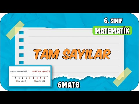 Tam Sayılar 📘 tonguçCUP 2.Sezon - 6MAT8 #2024