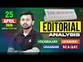 The Hindu Editorial Analysis | 25 Apr 2026 | Vocab, Grammar, Reading | By Parth Krishan Upadhyay