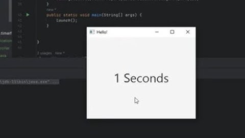 Timerfx - timer in javafx example