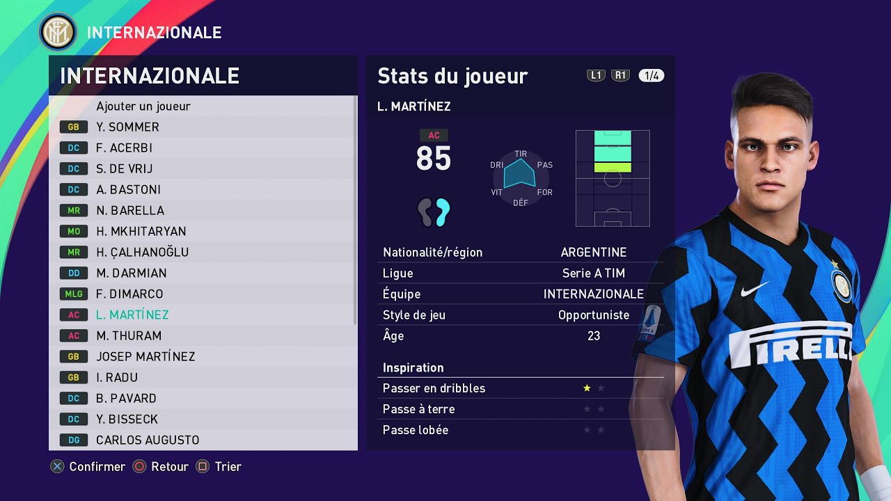 [PES 2021] Italian SERIE A players - season 2024/2025