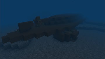 Monitor Ship Wreck In Minecraft