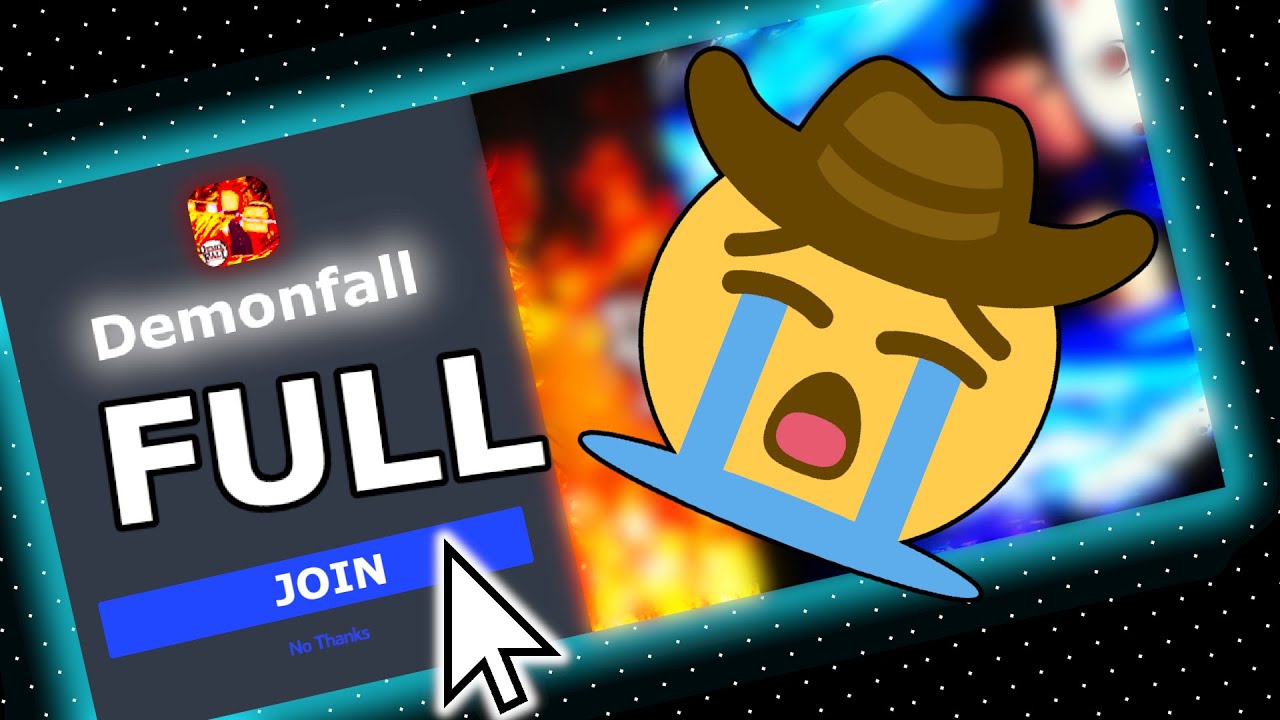 Demonfall] What To Do If You CANT Join The Discord *UPDATES* 