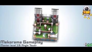 Mekorama Master | Level 19 | Angle Tower | Puzzle Game | Gameplay Walkthrough