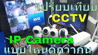 เปรียบเทียบ กล้องวงจรปิดไร้สาย ip camera กับ cctv แตกต่างกันอย่างไร กล้อง cctv wifi กล้องcctvไร้สาย