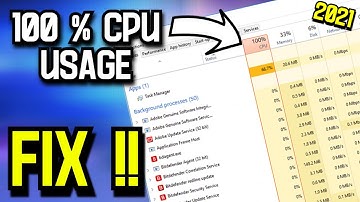 ➢Fix 100% CPU usage in windows 10 | High CPU usage problem fix | stuck on 100% CPU usage