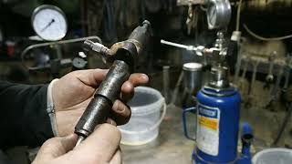 Cum Se Regleaza Un Injector. How To Adjust An Injector With Homemade Pop Tester.