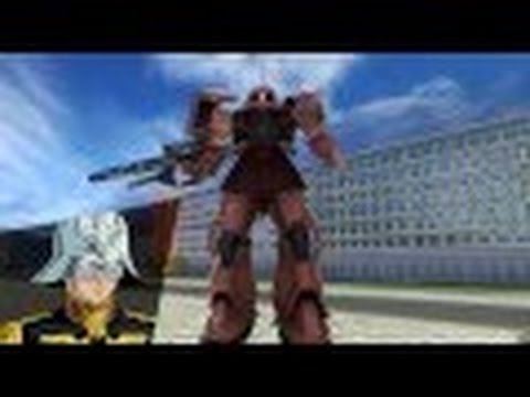 Gundam Extreme Vs. FORCE Walkthrough :【The Red Comet | Chars Zaku II Gameplay】HD