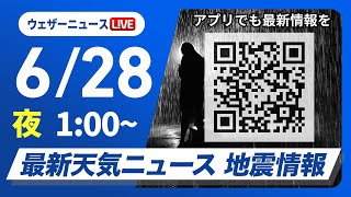 ウェザーニュースの配信のサムネイル画像