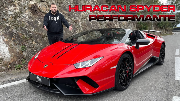 Le son du V10 atmo !!!😍Test Lamborghini Huracan performante spyder !!!🏎
