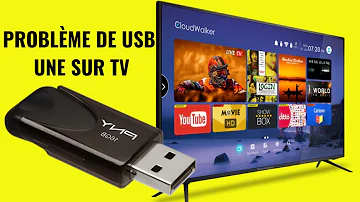 Pourquoi je ne peux pas lire ma clé USB sur ma télé ?