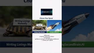Write your property listing description in 3 minutes #ListingSecondBrain.ai