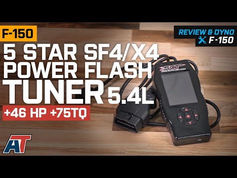 2009-2010 F150 5.4L 5 Star SF4/X4 Power Flash Tuner w/ 3 Custom Tunes Review & Dyno