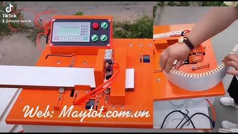 máy xẻ rãnh, để uốn cong tạo góc tròn