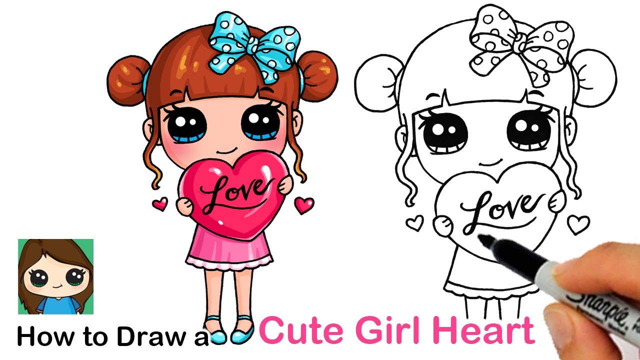 Premium Photo | Teenage girl cute girl drawing