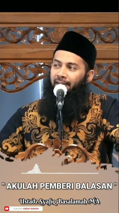 Jangan Dzalim, ALLAH Pemberi Balasan - Ustadz Syafiq Basalamah MA