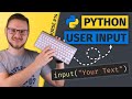 Python User Input & Interactive Calculator | Python Course #14