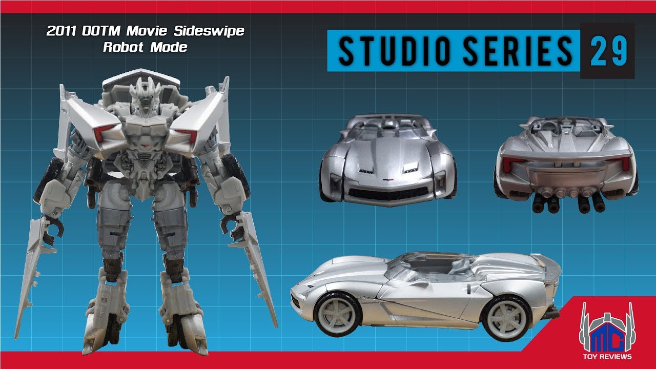 Transformers Studio Series 29 vs DOTM Sideswipe Size Comparison C13 ...