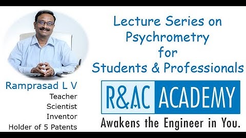 Lec.01 – Psychrometric Properties