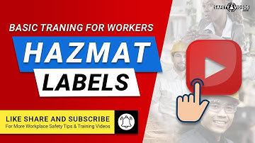HazMat Labeling Basics for Workers from SafetyVideos.com