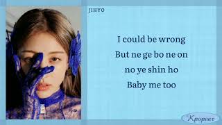 JIHYO - Closer (Easy Lyrics) Resimi