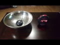 Sonic Bomb alarm clock with bed shaker I a tin bowl.. super loud!!