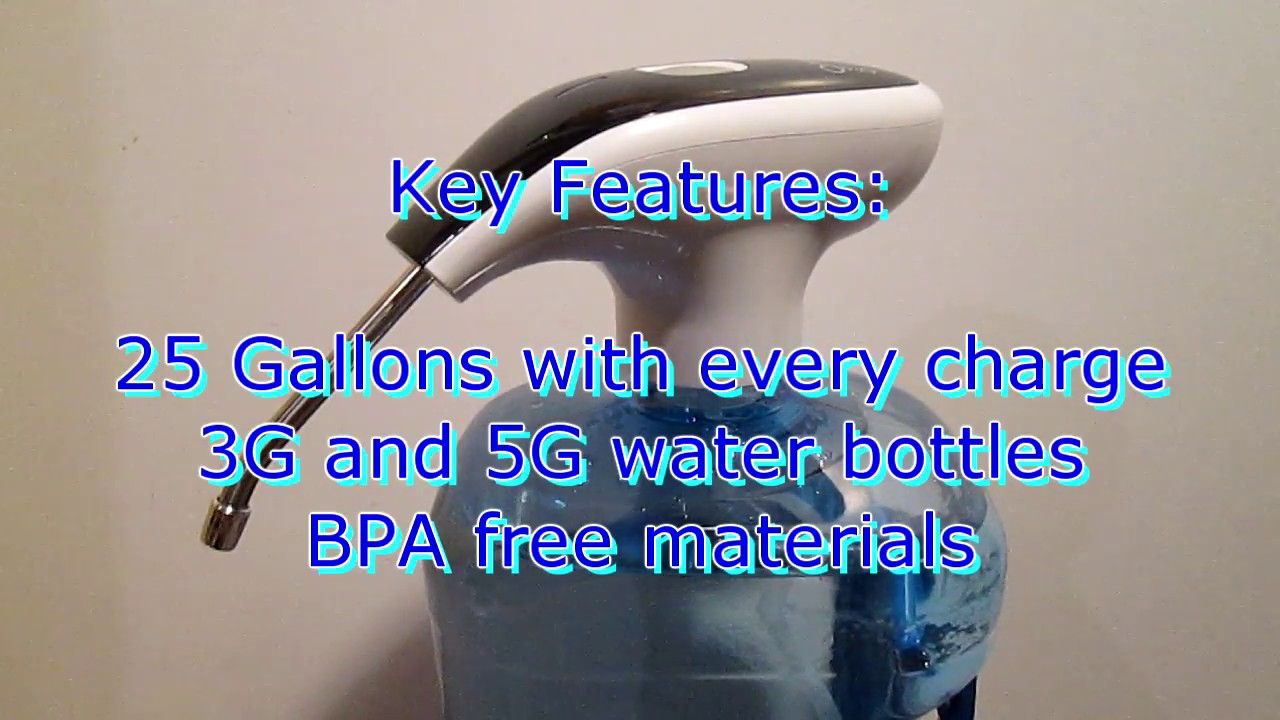 Using Testing Primo Rechargeable Water Dispenser Pump Electric USB