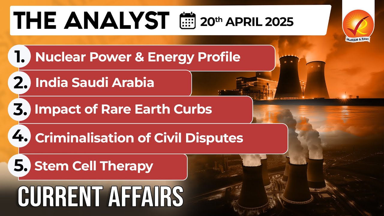 Daily Newspaper Analysis 20th Apr 2025 | The Hindu Analysis | Indian ...