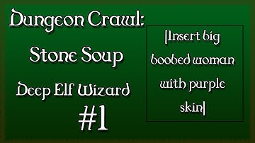 Dungeon Crawl: Stone Soup - Deep Elf Wizard #1: I put on my robe and wizard hat