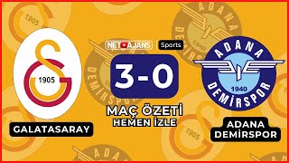 Galatasaray 3-0 Adana Demirspor Maç Özeti