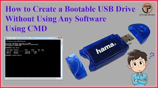 how to create bootable usb without any software using cmd