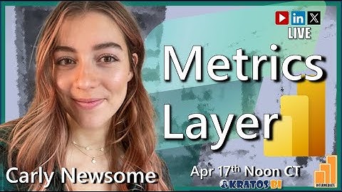 Introducing the Metrics Layer in #MicrosoftFabric with Carly Newsome