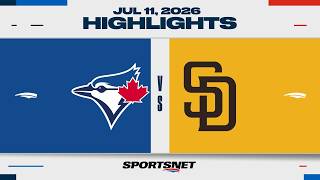 MLB Highlights | Blue Jays vs. Padres - July 11, 2026
