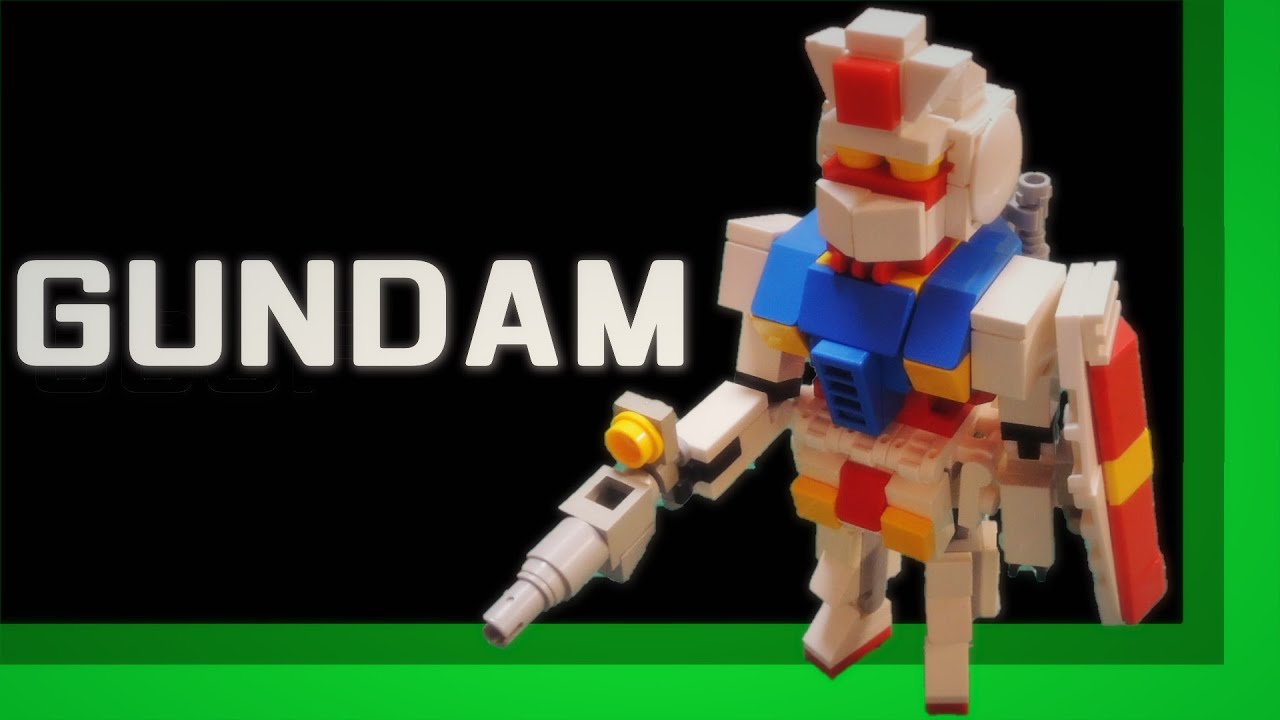 LEGO ART】【作り方】149パーツで作れるガンダム（ガンダム 40周年