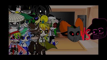 los Semi Dioses reaccionan a tricky vs evil boyfrien (Gacha Club)