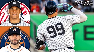 New York Yankees vs Houston Astros | Game Highlights | 5\/8\/24