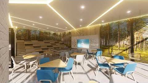 3D Interior Walkthrough | Office Space | Co-Working-2.1