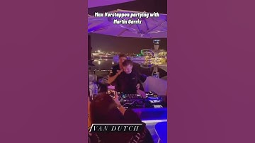 Thumbnail of Max Verstappen partying with Martin garrix #shorts #maxverstappen