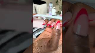 DIY birthday nails 🩷 #selfcare #birthdaynails #diynails #pressonnails