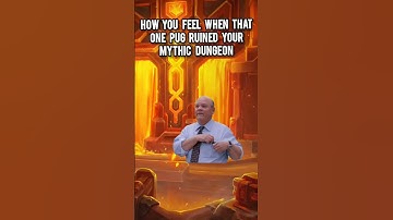 How you feel when that one pug ruined your mythic dungeon #wow #worldofwarcraft #warcraft